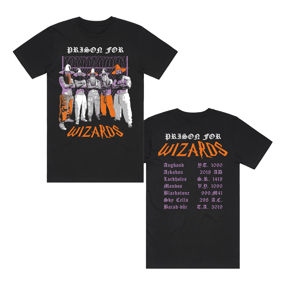 Prison for Wizards Would Tour T-shirt